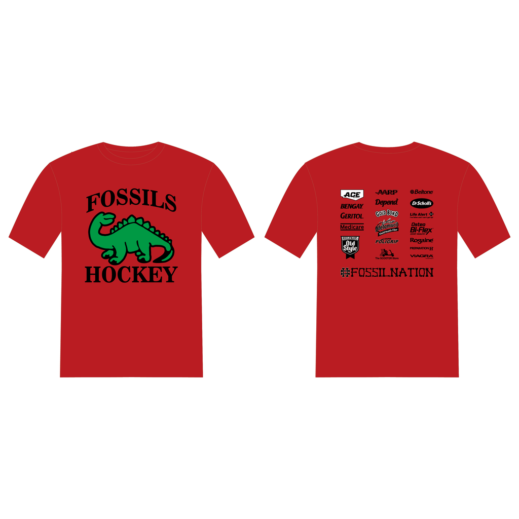 Luna SS Shirt Elastic Sublimated - Dubuque Fossils